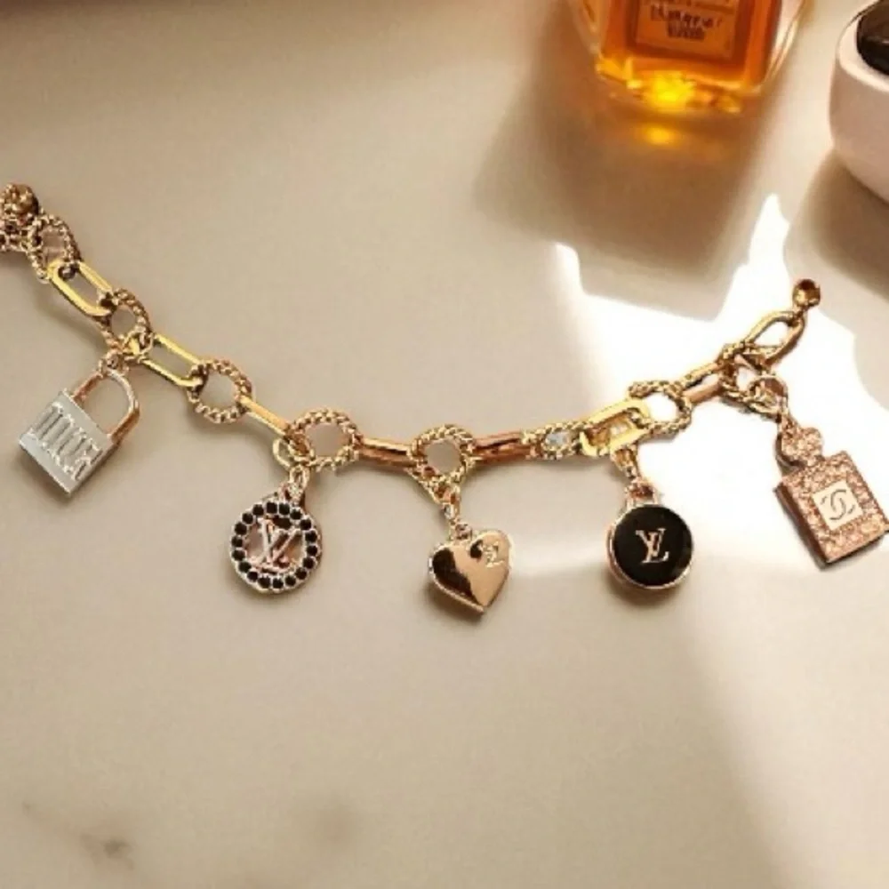 Gold Zipper pull Customizable Bracelet